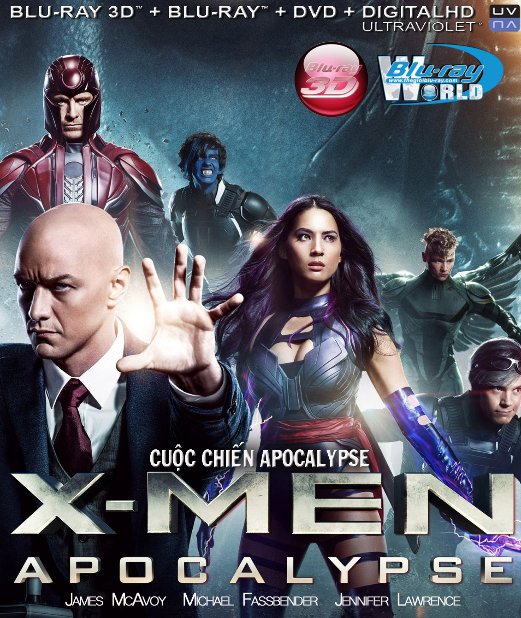 D297.X-Men Apocalypse 2016 - X Men: Cuộc Chiến Chống Apocalypse 3D25G (DTS-HD MA 7.1)
